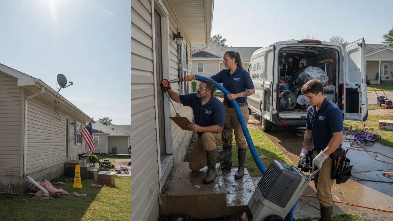 Ceiling Water Damage Restoration in Ashley, ND near me